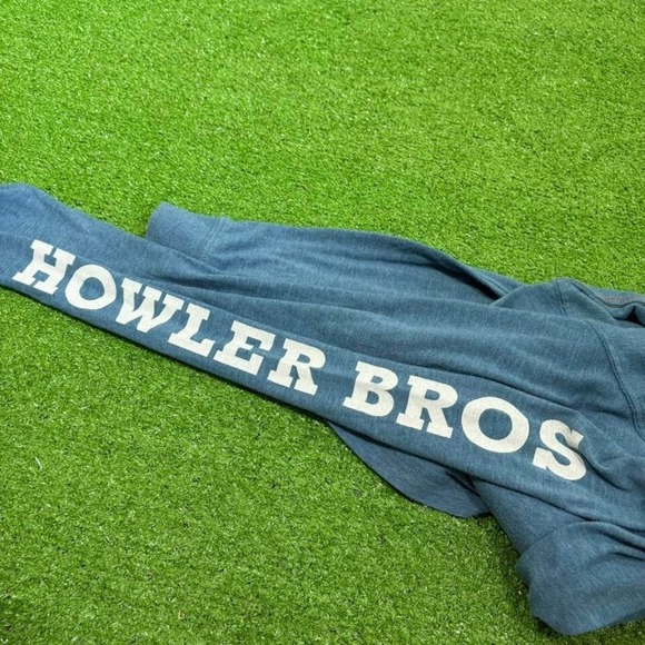 Howler Bros Men's Size Medium Graphic T-Shirt Logo Long Sleeve Blue - Picture 7 of 8